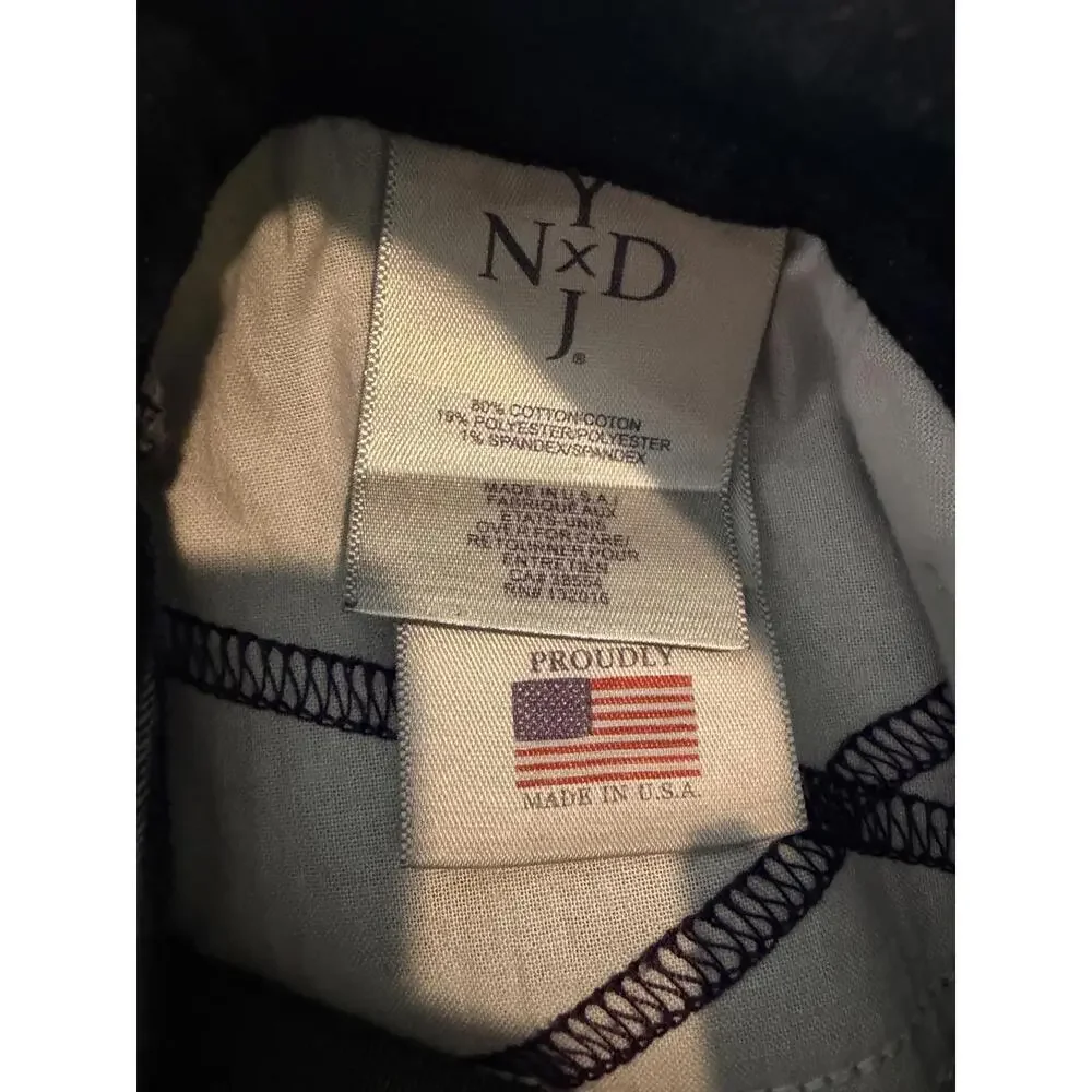 NYDJ Embroidered Bootcut Jeans Size 8‎ Stretch Denim